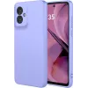 Phonesta Soft Silk Silicone Back Cover hoesje voor Motorola Moto G55 - Paars 0