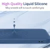 Phonesta Soft Silk Silicone Back Cover hoesje voor Motorola Moto G55 - Paars 3