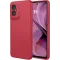 Phonesta Soft Silk Silicone Back Cover hoesje voor Motorola Moto G55 - Rood