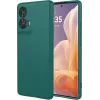 Phonesta Soft Silk Silicone Back Cover hoesje voor Motorola Moto G85 - Donkergroen 0