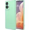 Phonesta Soft Silk Silicone Back Cover hoesje voor Motorola Moto G85 - Matcha Green 0