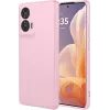 Phonesta Soft Silk Silicone Back Cover hoesje voor Motorola Moto G85 - Roze 0