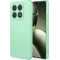Phonesta Soft Silk Silicone Back Cover hoesje voor Xiaomi 14T - Matcha Green