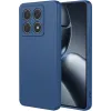 Phonesta Soft Silk Silicone Back Cover hoesje voor Xiaomi 14T Pro - Donkerblauw
