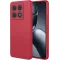 Phonesta Soft Silk Silicone Back Cover hoesje voor Xiaomi 14T Pro - Rood
