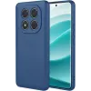 Phonesta Soft Silk Silicone Back Cover hoesje voor Xiaomi Redmi Note 14 Pro 5G / Xiaomi Poco X7 - Donkerblauw