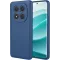 Phonesta Soft Silk Silicone Back Cover hoesje voor Xiaomi Redmi Note 14 Pro 5G / Xiaomi Poco X7 - Donkerblauw