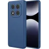 Phonesta Soft Silk Silicone Back Cover hoesje voor Xiaomi Redmi Note 14 Pro 4G - Donkerblauw