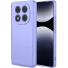 Phonesta Soft Silk Silicone Back Cover hoesje voor Xiaomi Redmi Note 14 Pro 4G - Paars