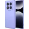 Phonesta Soft Silk Silicone Back Cover hoesje voor Xiaomi Redmi Note 14 Pro 4G - Paars