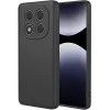 Phonesta Soft Silk Silicone Back Cover hoesje voor Xiaomi Redmi Note 14 Pro 4G - Zwart