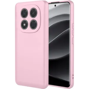 Phonesta Soft Silk Silicone Back Cover hoesje voor Xiaomi Redmi Note 14 Pro Plus - Roze
