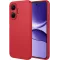 Phonesta Soft Silk Silicone Back Cover hoesje voor Xiaomi Poco F7 - Rood