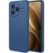Phonesta Soft Silk Silicone Back Cover hoesje voor Xiaomi Poco F7 Pro - Donkerblauw