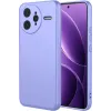 Phonesta Soft Silk Silicone Back Cover hoesje voor Xiaomi Poco F7 Ultra - Paars