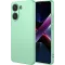 Phonesta Soft Silk Silicone Back Cover hoesje voor Xiaomi Poco X7 Pro - Matcha Green