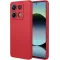 Phonesta Soft Silk Silicone Back Cover hoesje voor Xiaomi Redmi Note 14S/13 Pro / Xiaomi Poco M6 Pro - Rood