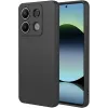 Phonesta Soft Silk Silicone Back Cover hoesje voor Xiaomi Redmi Note 14S/13 Pro / Xiaomi Poco M6 Pro - Zwart