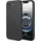 Phonesta Soft Silk Silicone Back Cover hoesje voor Apple iPhone 17e/16e - Zwart