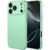 Phonesta Soft Silk Silicone Back Cover hoesje voor Apple iPhone 17 Pro - Matcha Green