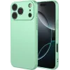 Phonesta Soft Silk Silicone Back Cover hoesje voor Apple iPhone 17 Pro Max - Matcha Green