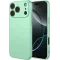 Phonesta Soft Silk Silicone Back Cover hoesje voor Apple iPhone 17 Pro Max - Matcha Green