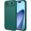 Phonesta Soft Silk Silicone Back Cover hoesje voor Apple iPhone Air - Donkergroen