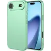 Phonesta Soft Silk Silicone Back Cover hoesje voor Apple iPhone Air - Matcha Green