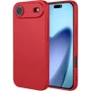 Phonesta Soft Silk Silicone Back Cover hoesje voor Apple iPhone Air - Rood