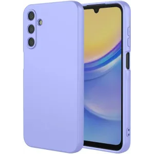 Phonesta Soft Silk Silicone Back Cover hoesje voor Samsung Galaxy A16 - Paars