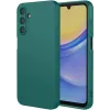 Phonesta Soft Silk Silicone Back Cover hoesje voor Samsung Galaxy A17 - Donkergroen 0