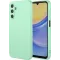 Phonesta Soft Silk Silicone Back Cover hoesje voor Samsung Galaxy A36 - Matcha Green