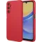 Phonesta Soft Silk Silicone Back Cover hoesje voor Samsung Galaxy A36 - Rood