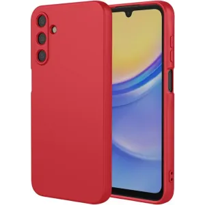 Phonesta Soft Silk Silicone Back Cover hoesje voor Samsung Galaxy A56 - Rood