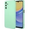 Phonesta Soft Silk Silicone Back Cover hoesje voor Samsung Galaxy S25/S24 - Matcha Green 0