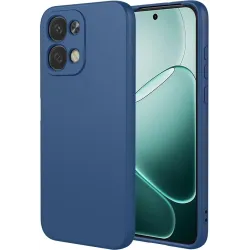 Phonesta Soft Silk Silicone Back Cover hoesje voor Oppo A6 Pro - Donkerblauw