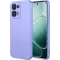 Phonesta Soft Silk Silicone Back Cover hoesje voor Oppo A6 Pro - Paars