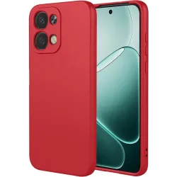 Phonesta Soft Silk Silicone Back Cover hoesje voor Oppo A6 Pro - Rood