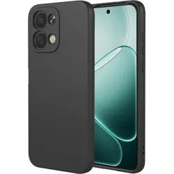 Phonesta Soft Silk Silicone Back Cover hoesje voor Oppo A6 Pro - Zwart