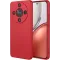 Phonesta Soft Silk Silicone Back Cover hoesje voor HONOR Magic8 Lite - Rood
