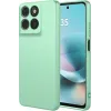 Phonesta Soft Silk Silicone Back Cover hoesje voor Motorola Moto G57 Power - Matcha Green
