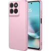 Phonesta Soft Silk Silicone Back Cover hoesje voor Motorola Moto G57 Power - Roze