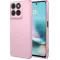 Phonesta Soft Silk Silicone Back Cover hoesje voor Motorola Moto G57 Power - Roze