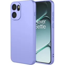 Phonesta Soft Silk Silicone Back Cover hoesje voor OnePlus 15R - Paars