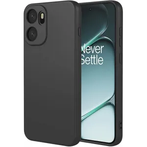 Phonesta Soft Silk Silicone Back Cover hoesje voor OnePlus 15R - Zwart