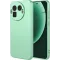 Phonesta Soft Silk Silicone Back Cover hoesje voor Realme GT 8 Pro - Matcha Green