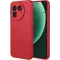 Phonesta Soft Silk Silicone Back Cover hoesje voor Realme GT 8 Pro - Rood