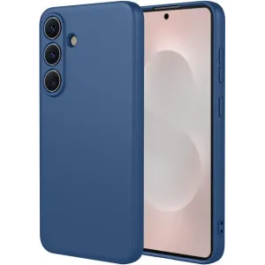 Phonesta Soft Silk Silicone Back Cover hoesje voor Samsung Galaxy S26 - Donkerblauw