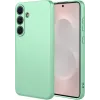 Phonesta Soft Silk Silicone Back Cover hoesje voor Samsung Galaxy S26 - Matcha Green