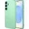Phonesta Soft Silk Silicone Back Cover hoesje voor Samsung Galaxy S26 Plus - Matcha Green